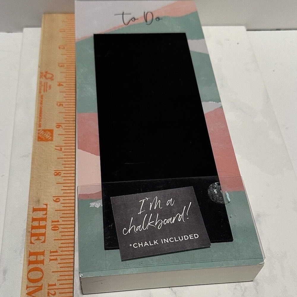 New View To Do List Chalkboard with Chalk Included Abstract Design - Picture 2 of 9
